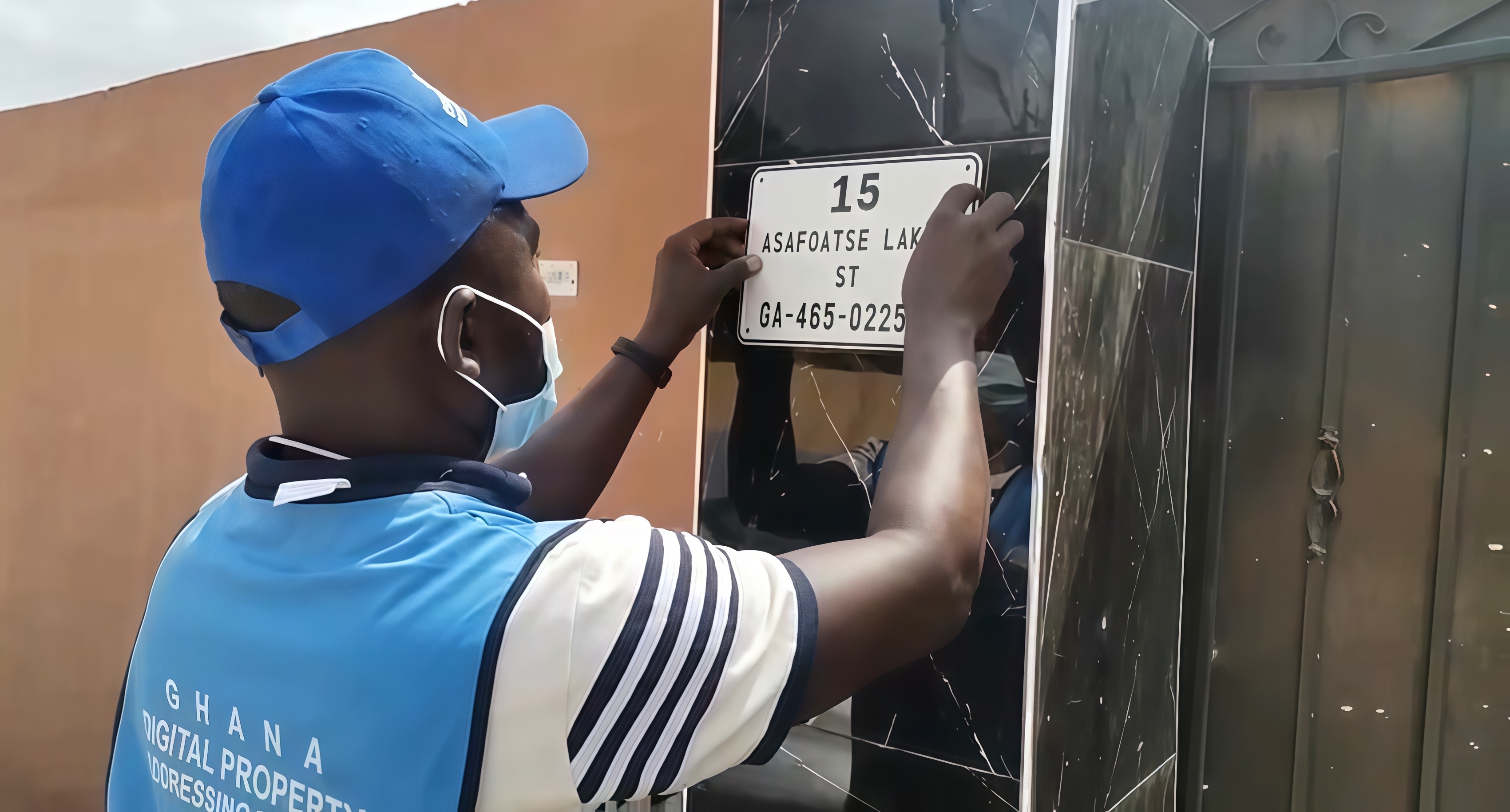 Ghana House Number Plates